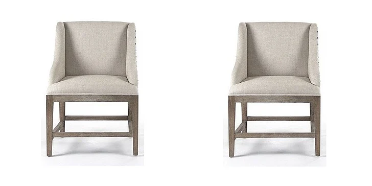 Zentique Connor Cafe Stool in Natural (Set of 2) ZEN102