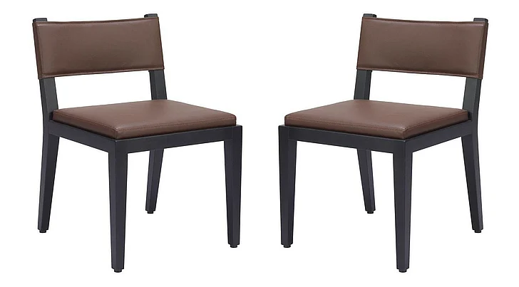 Zuo Modern Roxas Dining Chair (Set of 2) Brown 109979