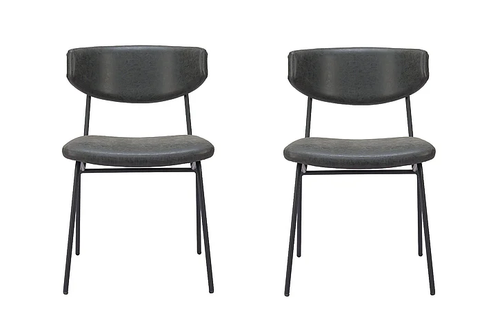 Zuo Modern Charon Dining Chair (Set of 2) Vintage Black 110259