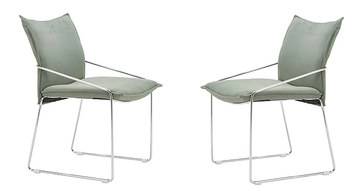 Zuo Modern Pola Dining Chair (Set of 2) Green 110871