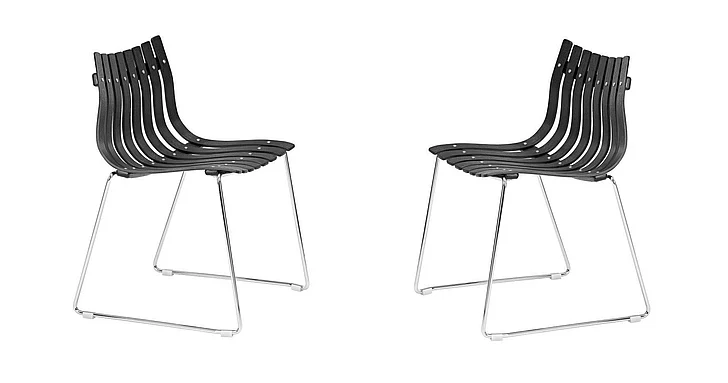 Zuo Modern Beaufort Dining Chair (Set of 2) Black 111176