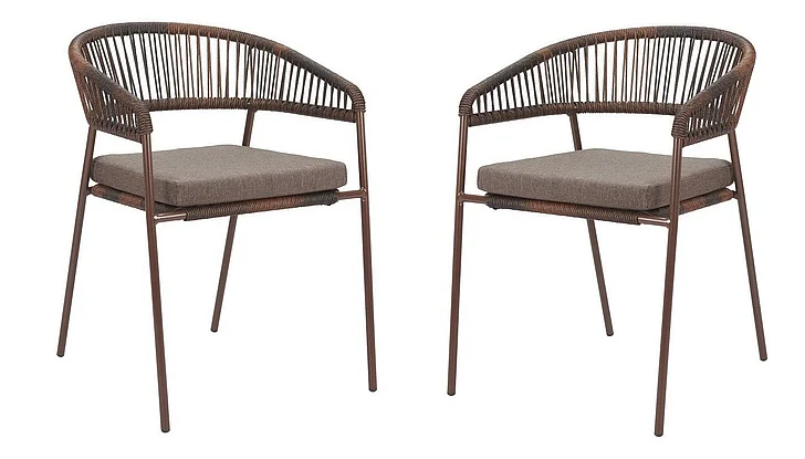 Zuo Modern Skye Dining Chair (Set of 2) Brown 704164
