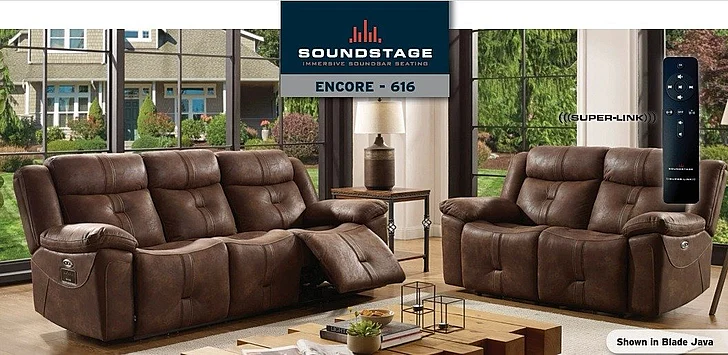 Sound Stage Encore 2pc Sofa Living Room Set