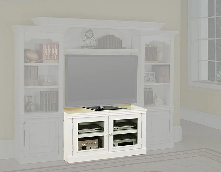 Parker House Premier Alpine 43in. X-Pandable Console in Cottage White EPAL#15X CLOSEOUT