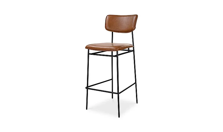 Moe's Home Sailor Barstool in Brown EQ-1014-03