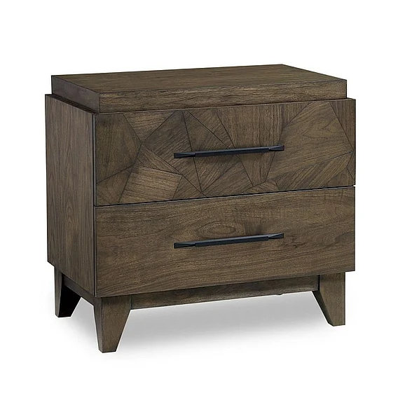 Modus Furniture Broderick Nightstand in Wild Oats Brown EQY681