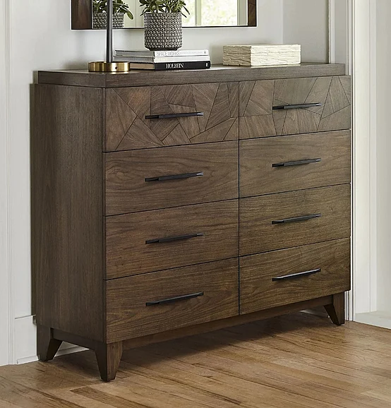 Modus Furniture Broderick Chesser in Wild Oats Brown EQY682B