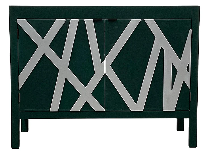 Split Nickel Eris 2 Door Console V-ERIS-2DC | COE542