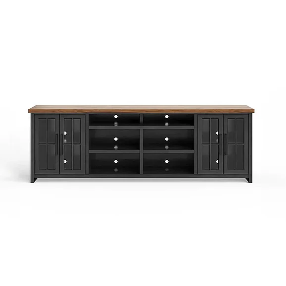 Legends Furniture Essex Super Console in Black/Whiskey ES1211.SWK