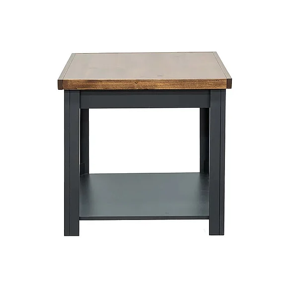 Legends Essex End Table in Black/Whiskey ES4110.SWK