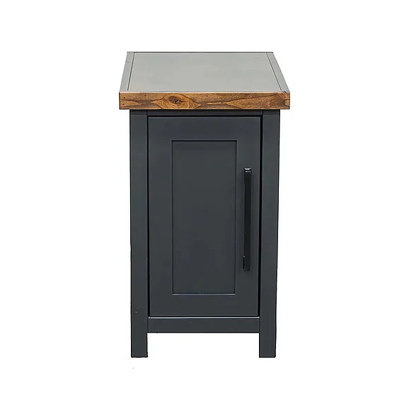 Legends Essex ChairsideTable in Black/Whiskey ES4520.SWK