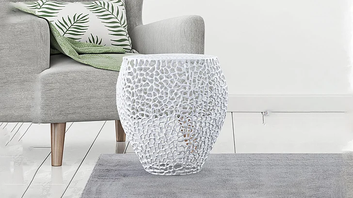 Galaxy Home ET3403-18 Coffee Table in White 601955552332
