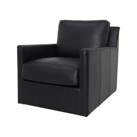 LH Home Europa Swivel Glider in Black EUR014