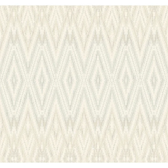 York F05-Candice Olson Casual Elegance Diamond Marquise Light Neutral Wallpaper EV3913 (Double Roll)