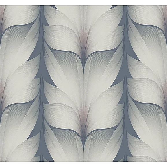 York F05-Candice Olson Casual Elegance Lotus Light Stripe Steel Wallpaper EV3951 (Double Roll)