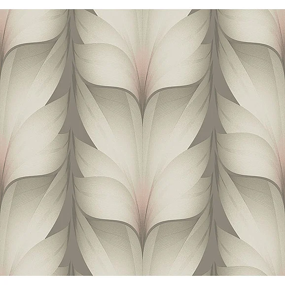 York F05-Candice Olson Casual Elegance Lotus Light Stripe Taupe & Blush Wallpaper EV3952 (Double Roll)