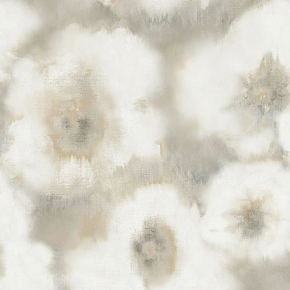 York F05-Candice Olson Casual Elegance Blended Floral Neutral Wallpaper EV3962 (Double Roll)