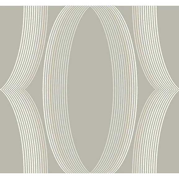 York F05-Candice Olson Casual Elegance Progression Ogee Light Neutral Wallpaper EV3983 (Double Roll)