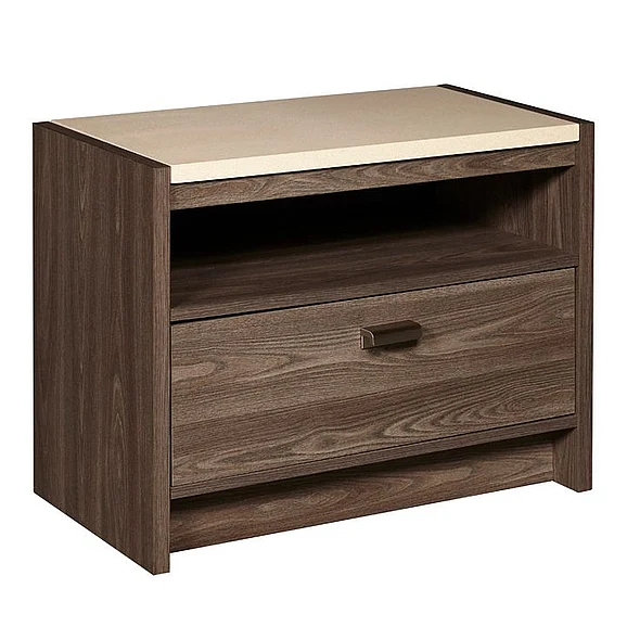 Idea Italia Regina/Evolution Night Table in Tobak Ash