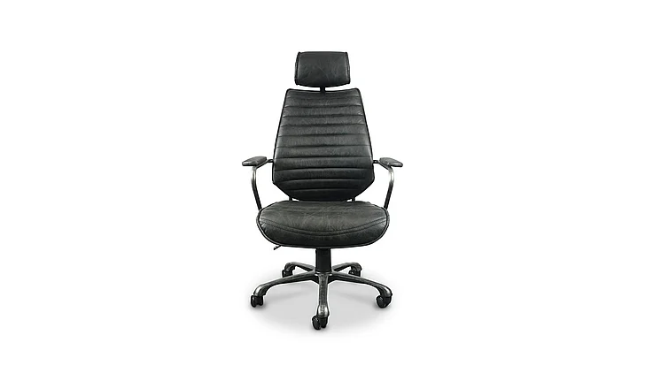 Moe's Home Collection Executive Office Desk Chair in Black PK-1081-02