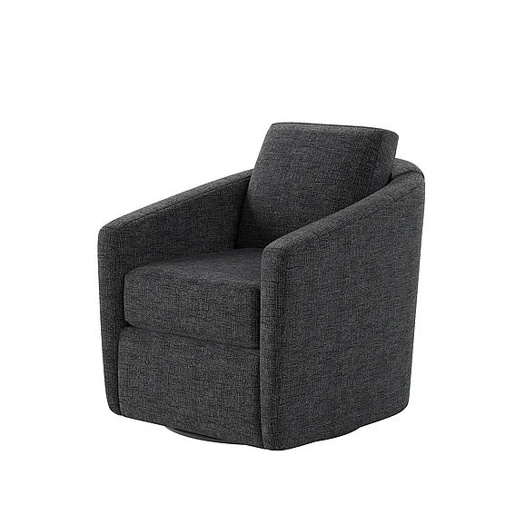 Southern Motion Daisey Swivel Glider in Charcoal 105 214-14
