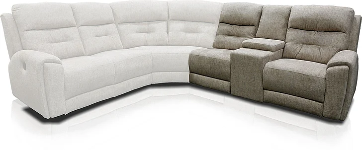 Tennessee Custom EZ3600 LAF Double Reclining Loveseat Console EZ36082