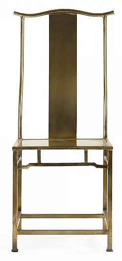 Zentique Avent Side Chair in Gold (Set of 2) EZF142073