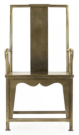 Zentique Brys Arm Chair in Gold (Set of 2) EZF142087