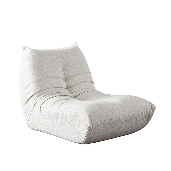 Diamond Sofa Ezra Armless Chair in Cream Fabric EZRAACCM