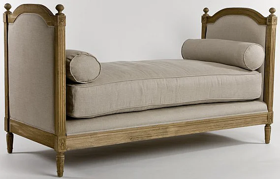 Zentique Antoinette Daybed in Natural F001 E255 A003
