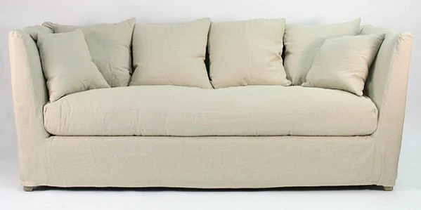 Zentique Aragon Sofa in Natural F058-3 E272 A003