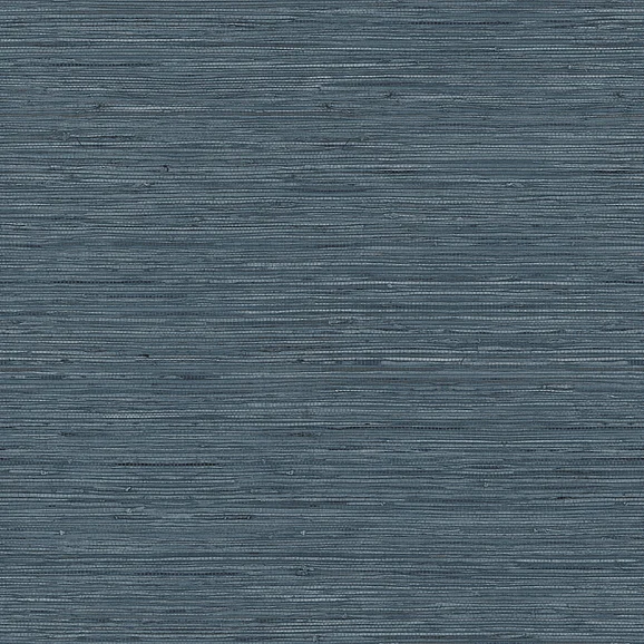 York RoomMates Faux Grasscloth Blue Peel & Stick Wallpaper RMK11314WP
