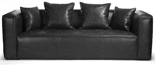 Zentique Joelle Sofa in Black F232-3