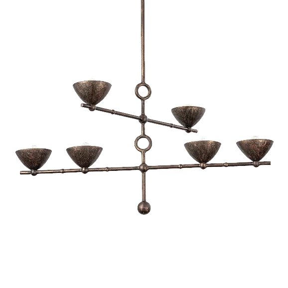 Troy Lighting Vishal Chandelier F2339-BPG