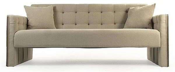 Zentique Lamarr Sofa in Beige F248-3-Z E255-3 A092