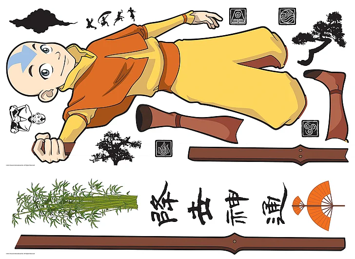 York RoomMates Avatar Aang Giant Wall Decals RMK5269GM