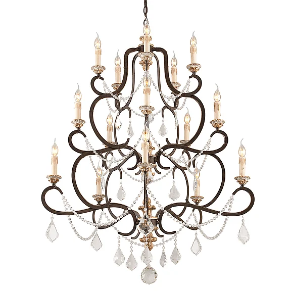 Troy Lighting Bordeaux Chandelier F3517-PZ/DG