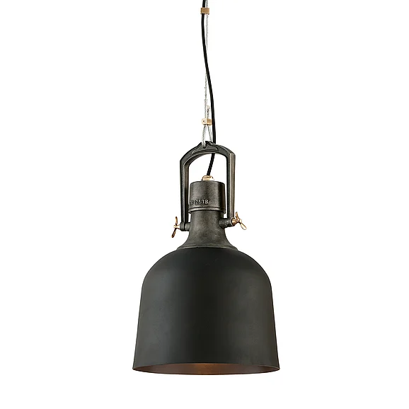 Troy Lighting Hangar 31 Pendant F3545-SBK/APW/PBR