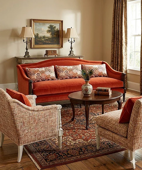 Theodore Alexander Kiki 3pc Living Room Set CUSTOM ITEM