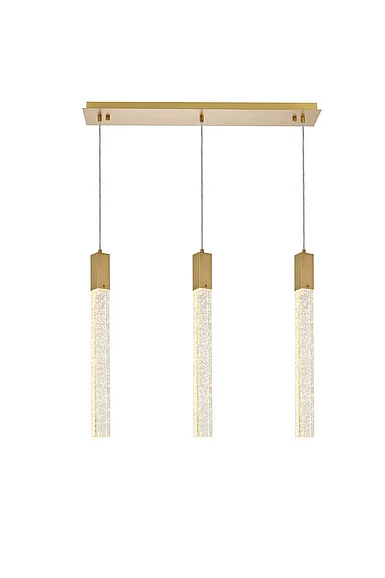 Elegant Weston 3 Lights Pendant in Satin Gold 2066S32SG