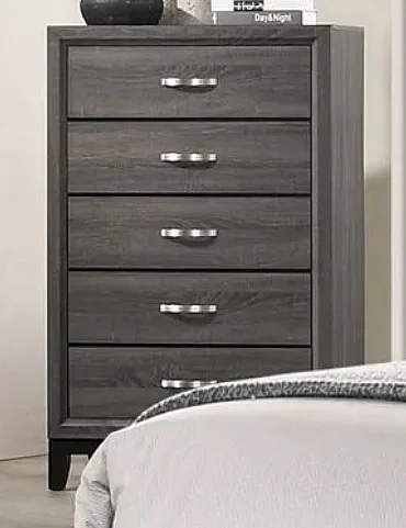Boss Furniture F4964 5 Drawer Chest in Brown