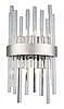 Elegant Dallas 2 Light Chrome and Clear Wall Sconce Clear Royal Cut Crystal 3000W8C