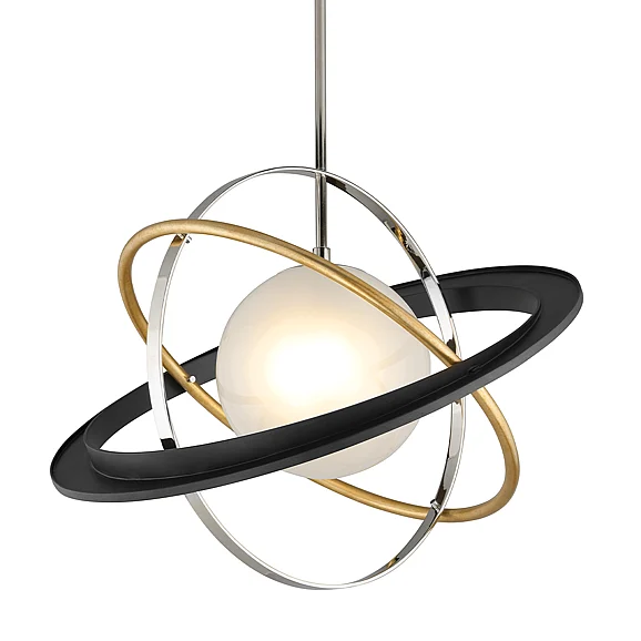 Troy Lighting Apogee Chandelier F5513-SFB/VGL/SS