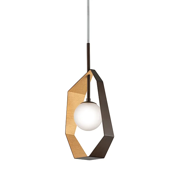 Troy Lighting Origami Pendant F5523-BRZ/GL/SS