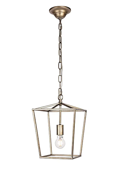 Elegant Maddox Collection Pendant D9.75 H14.5 LT:1 Vintage Silver Finish LD6008D9S CLOSEOUT