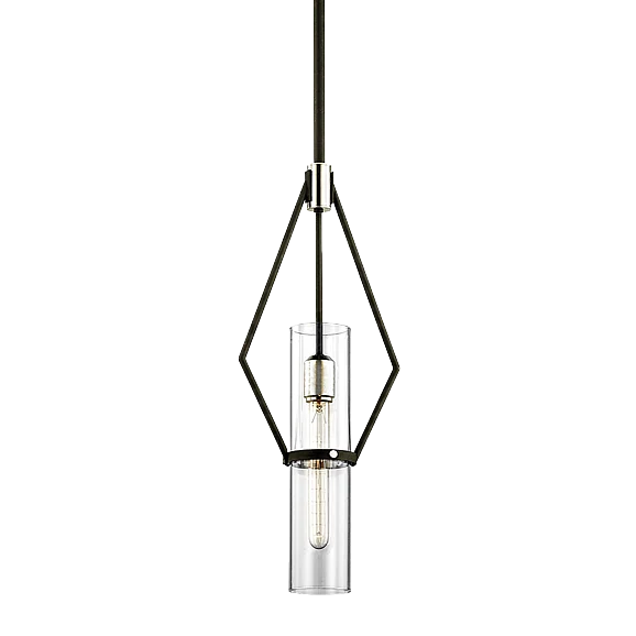 Troy Lighting Raef Pendant F6324-TBK/PN