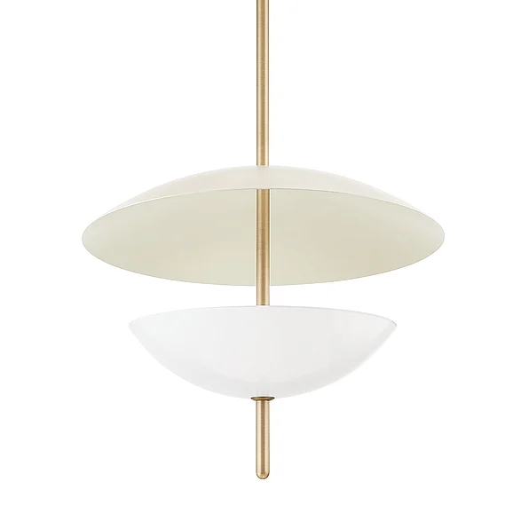 Troy Lighting Dion Pendant F6624-PBR/SSD-CE
