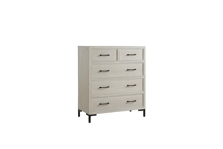 Alpine Furniture Bradley Chest in Antique White F7210-11