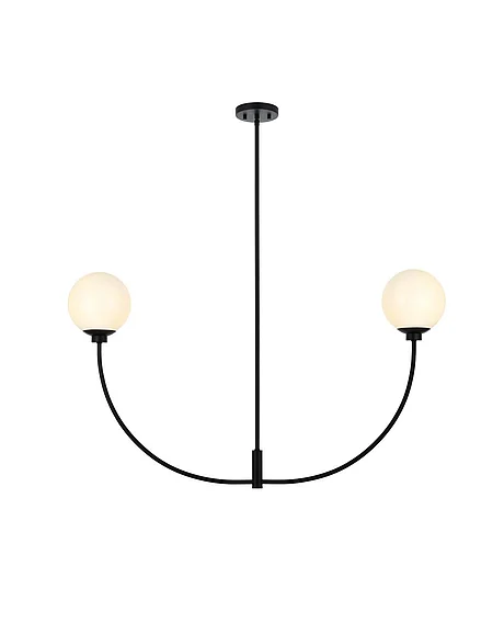 Elegant Nyomi 42 In. Pendant in Black LD816D42BK CLOSEOUT