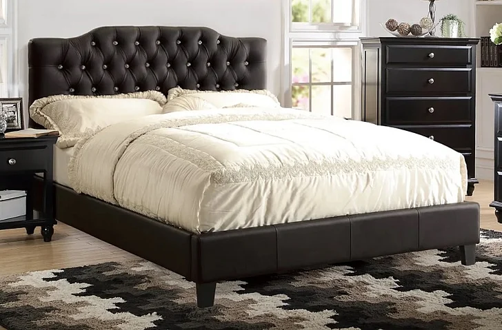 Boss Furniture F9331EK King Bed in Black